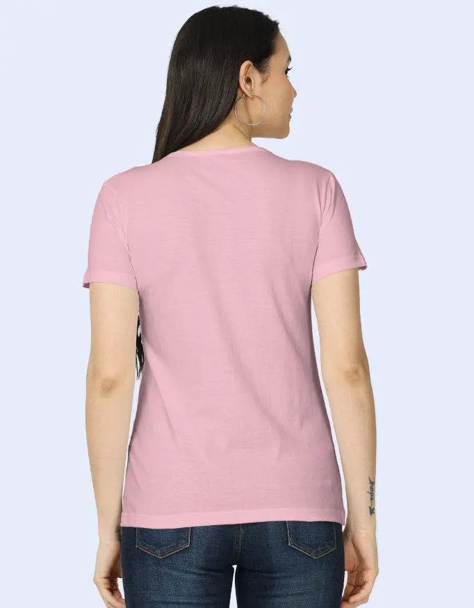 Women’s Graphic T-Shirt with Dripping Sleeve Heart Hand Design Baklol Wear