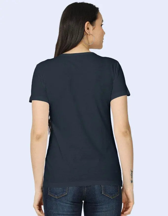 Women’s Graphic T-Shirt with Dripping Sleeve Heart Hand Design Baklol Wear