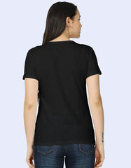 Women’s Graphic T-Shirt with Dripping Sleeve Heart Hand Design Baklol Wear