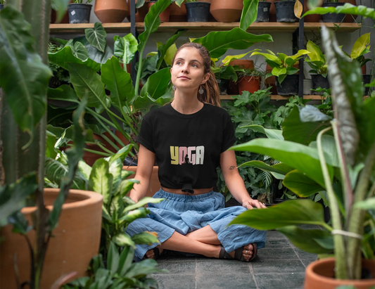 Yoga Silhouette Graphic T-Shirt – Mindfulness Meditation Tee for Yoga Lovers | Wellness & Comfort Top Baklol Wear