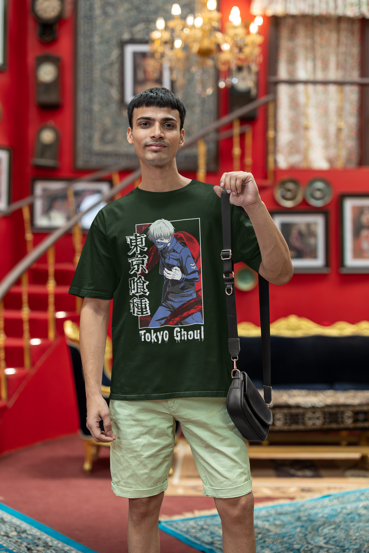 Tokyo Ghoul Oversized T-Shirt – Kaneki Ken Anime Streetwear Tee